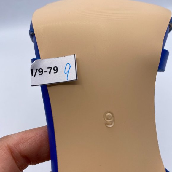 A NUYG Blue Bow High Heel Cutout Slingback Sandal - Picture 10 of 14